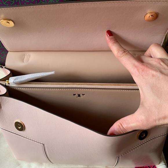 ⛔️SOLD⛔️Authentic Tory Burch LG T-Satchel leather - Picture 8 of 8